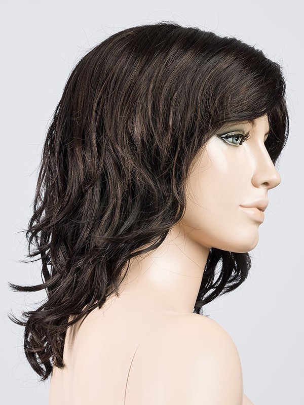 Perruque Beach Mono mi-longue wavy, boucles Beach-Curls, effet rooted et mèches balayées
