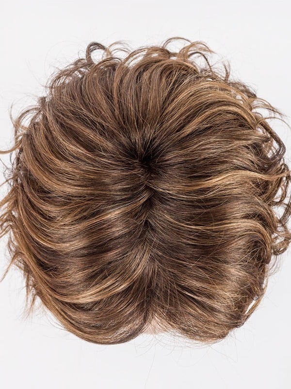 Perruque Beach Mono mi-longue wavy, boucles Beach-Curls, effet rooted et mèches balayées