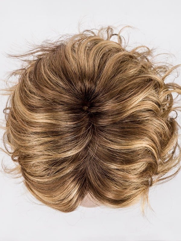 Perruque Beach Mono mi-longue wavy, boucles Beach-Curls, effet rooted et mèches balayées