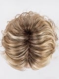 Perruque Beach Mono mi-longue wavy, boucles Beach-Curls, effet rooted et mèches balayées
