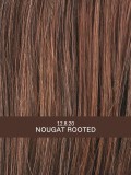 Perruque Beach Mono mi-longue wavy, boucles Beach-Curls, effet rooted et mèches balayées