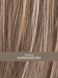 Perruque Cara 100 Deluxe : coupe courte sportive, effet rooted (racines foncées) et mix (balayage de mèches), confortable et fém