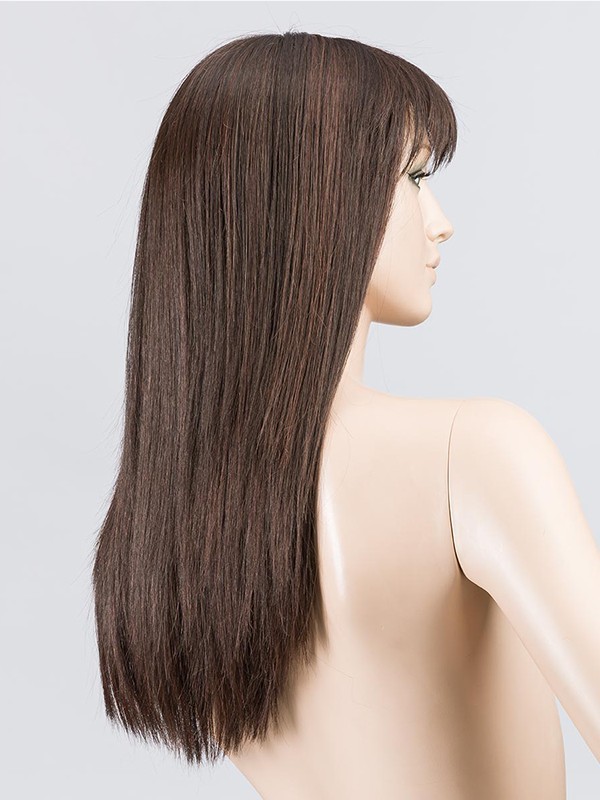 Perruque Cher Ellen Wille : longue, lisse et brillante, fibre thermo-résistante, effet racines (rooted) et balayage (mix).