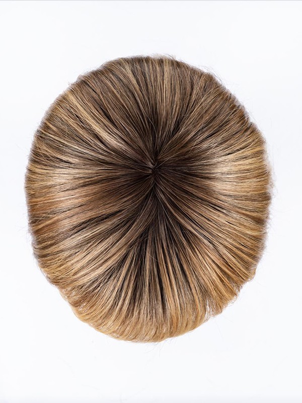 Perruque Cher Ellen Wille : longue, lisse et brillante, fibre thermo-résistante, effet racines (rooted) et balayage (mix).