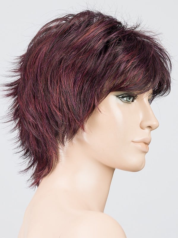 Perruque Click Hair Power : coupe effilée moderne, coiffé/décoiffé, effet racines foncées (rooted) ou mèches balayées (mix)
