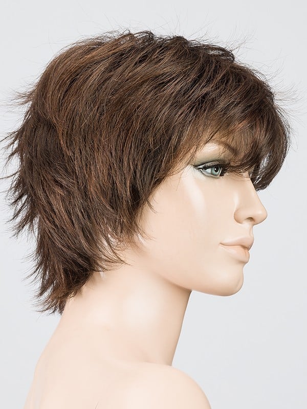 Perruque Click Hair Power : coupe effilée moderne, coiffé/décoiffé, effet racines foncées (rooted) ou mèches balayées (mix)