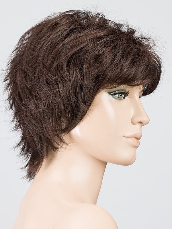 Perruque Click Hair Power : coupe effilée moderne, coiffé/décoiffé, effet racines foncées (rooted) ou mèches balayées (mix)