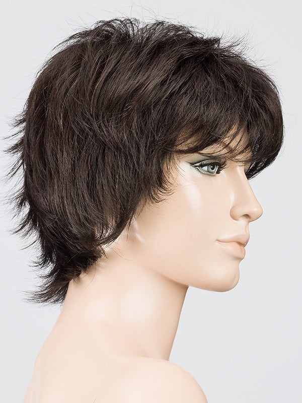 Perruque Click Hair Power : coupe effilée moderne, coiffé/décoiffé, effet racines foncées (rooted) ou mèches balayées (mix)