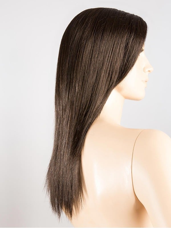 Perruque Code Mono Part longue et lisse, effet rooted mix, tulle cinéma pour un rendu naturel et une frange modulable