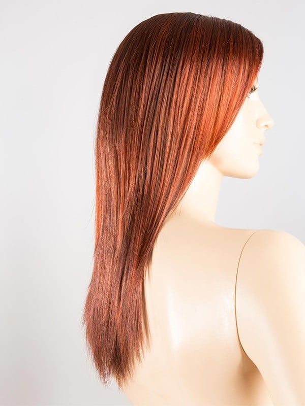 Perruque Code Mono Part longue et lisse, effet rooted mix, tulle cinéma pour un rendu naturel et une frange modulable
