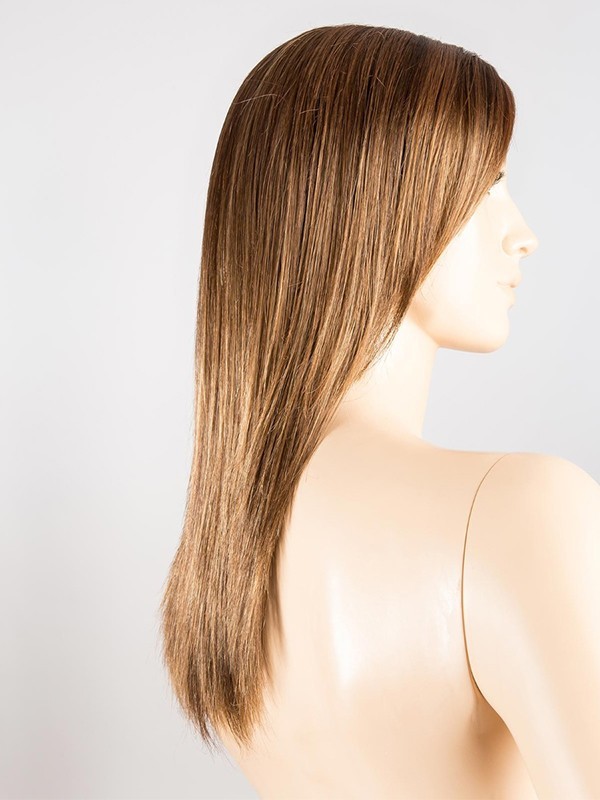 Perruque Code Mono Part longue et lisse, effet rooted mix, tulle cinéma pour un rendu naturel et une frange modulable