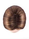 Perruque Code Mono Part longue et lisse, effet rooted mix, tulle cinéma pour un rendu naturel et une frange modulable