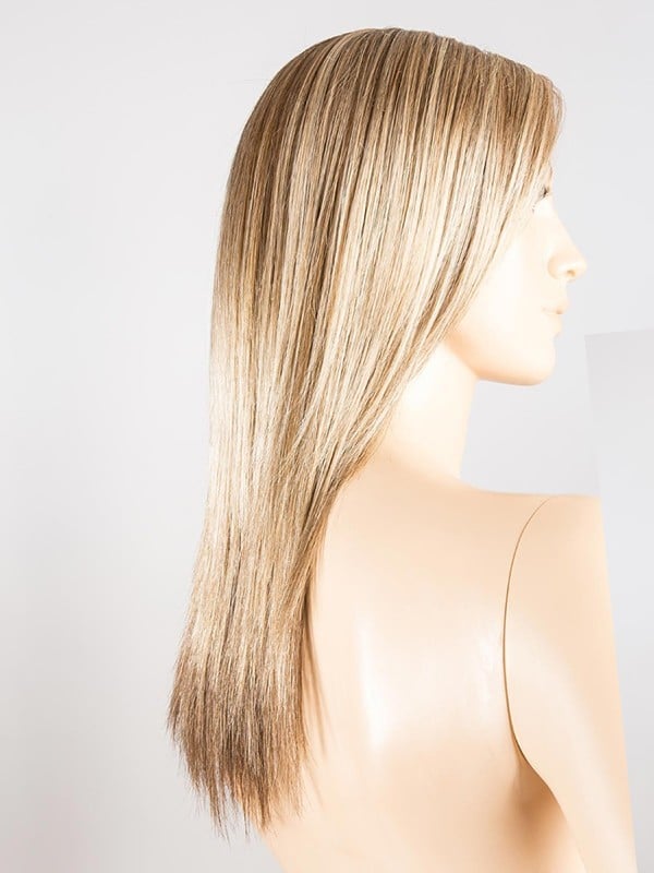 Perruque Code Mono Part longue et lisse, effet rooted mix, tulle cinéma pour un rendu naturel et une frange modulable