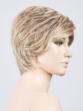 Perruque Ellen Wille Cover Mono Part : coupe courte asymétrique, fibre thermo 130°C, bordure frontale invisible extra-longue.