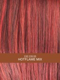 Perruque Date rooted mix : coupe courte dégradée, effet racines foncées et balayage, rendu naturel et léger