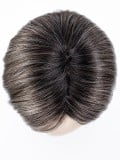 Perruque Elite Mono Part : carré lisse mi-long, frange modulable grâce au tulle cinéma, effet naturel, couleurs rooted/mix