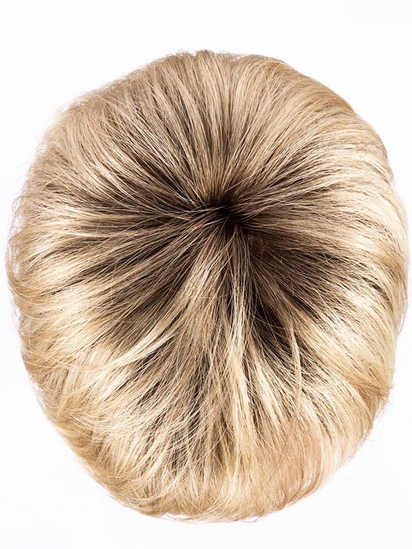 Perruque Ellen Wille Fenja Small Mono Part : coupe courte, frange asymétrique, raie naturelle, petite taille 53–54 cm