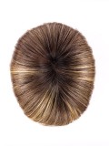 Perruque Flash Mono Part Ellen Wille : longs cheveux, frange droite, bordure frontale invisible, fibre thermorésistante 130°C