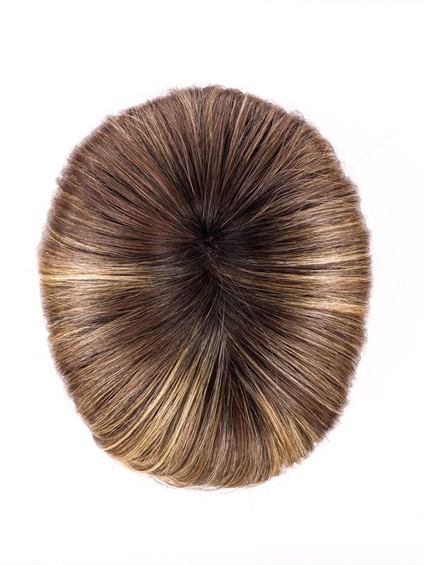Perruque Flash Mono Part Ellen Wille : longs cheveux, frange droite, bordure frontale invisible, fibre thermorésistante 130°C