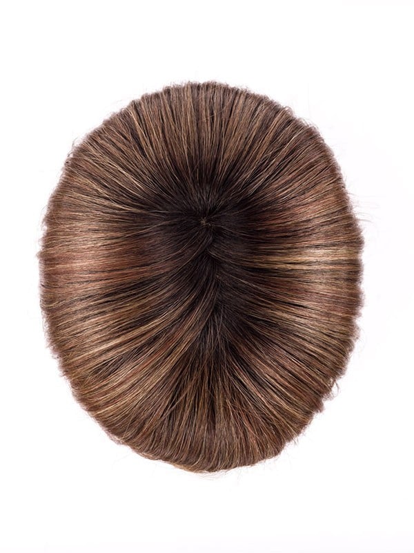 Perruque Flash Mono Part Ellen Wille : longs cheveux, frange droite, bordure frontale invisible, fibre thermorésistante 130°C