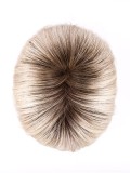 Perruque Flash Mono Part Ellen Wille : longs cheveux, frange droite, bordure frontale invisible, fibre thermorésistante 130°C