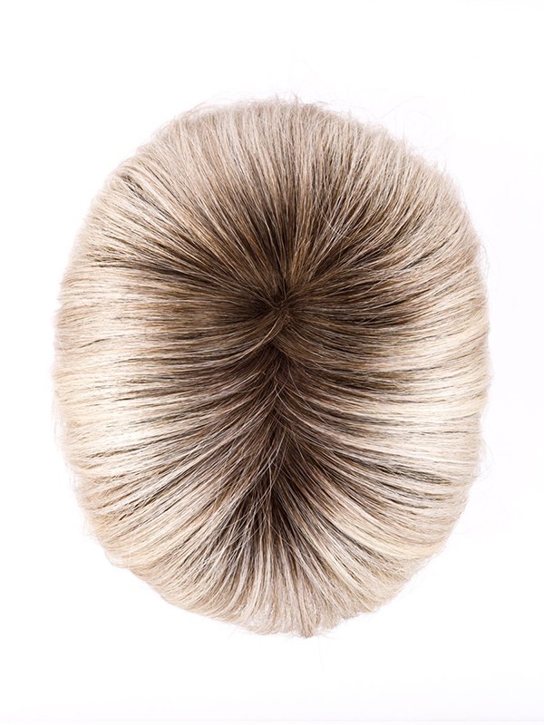 Perruque Flash Mono Part Ellen Wille : longs cheveux, frange droite, bordure frontale invisible, fibre thermorésistante 130°C