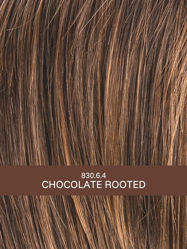 Perruque Fresh Mono Part : carré lisse dégradé avec volume naturel, frange sur le côté, rendu discret et féminin