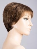 Perruque Ginger Large Mono grande taille 58-60 cm : coupe courte naturelle avec tulle cinéma discret, confort léger au quotidien
