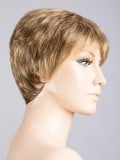 Perruque Ginger Large Mono grande taille 58-60 cm : coupe courte naturelle avec tulle cinéma discret, confort léger au quotidien
