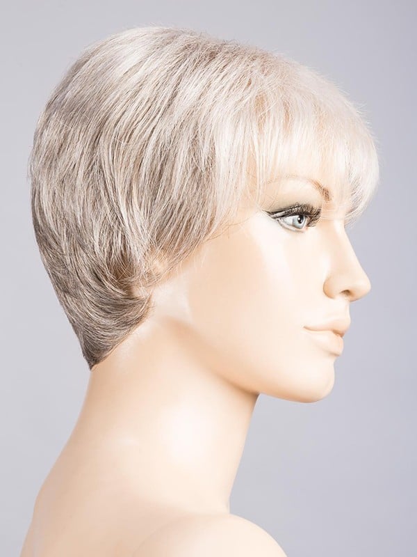 Perruque Ginger Large Mono grande taille 58-60 cm : coupe courte naturelle avec tulle cinéma discret, confort léger au quotidien