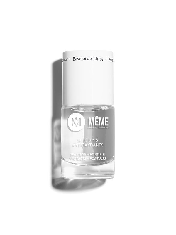 Base protectrice au silicium MÊME 10 ml – fortifie les ongles cassants, effet brillant naturel, formule 81% biosourcée