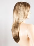 Perruque Glamour Mono Part : longue chevelure dégradée, frange fine, tulle cinéma et bordure invisible pour un rendu naturel.