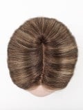 Perruque Glamour Mono Part : longue chevelure dégradée, frange fine, tulle cinéma et bordure invisible pour un rendu naturel.