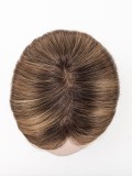 Perruque Glamour Mono Part : longue chevelure dégradée, frange fine, tulle cinéma et bordure invisible pour un rendu naturel.