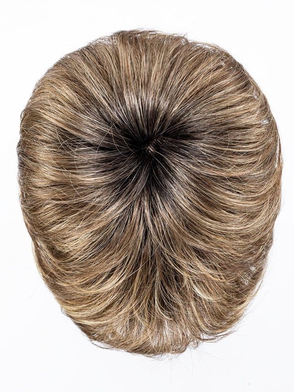 Perruque Gold courte : rendu très naturel, style sportif et dynamique, effet rooted (racines) et mix (balayage de mèches)