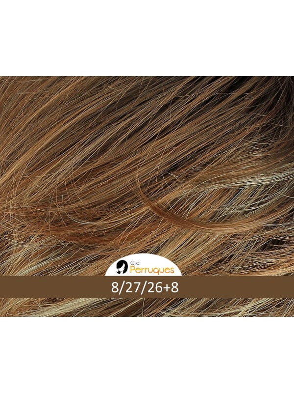 Perruque Tonia Mono Lace Gisela Mayer : carré ondulé dégradé, volume naturel, finition mono-filament discrète et confortable