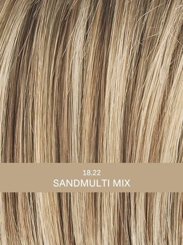 Perruque Light Mono Ellen Wille courte : coupe classique, frange légère, nuque longue, effet rooted/mix pour un look naturel