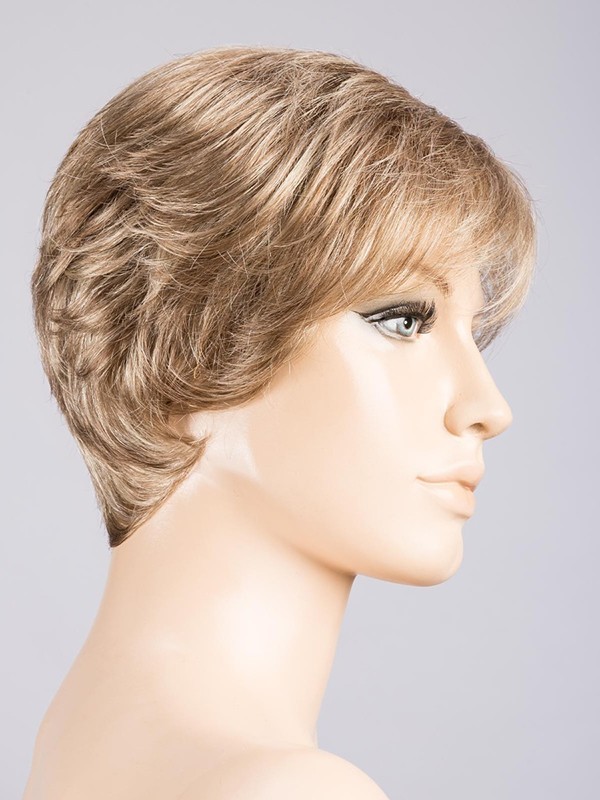 Perruque Light Mono Ellen Wille courte : coupe classique, frange légère, nuque longue, effet rooted/mix pour un look naturel