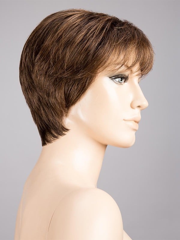 Perruque Love Comfort Hair Power courte effilée, tulle cinéma invisible, volume naturel, look chic et sportif
