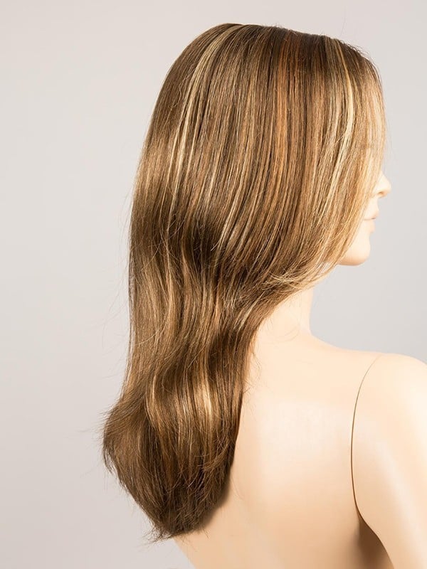 Perruque Mega Mono longue : finition tulle cinéma, rendu naturel, options rooted (racines foncées) ou mix (balayage de mèches).