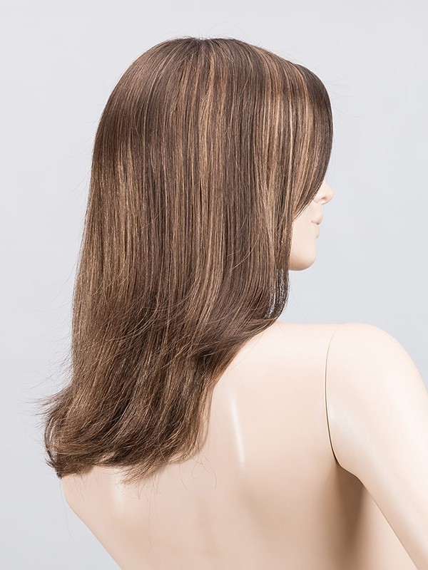 Perruque Miley Small Mono petite taille : cheveux longs, frange légère, finition naturelle (48–54 cm)