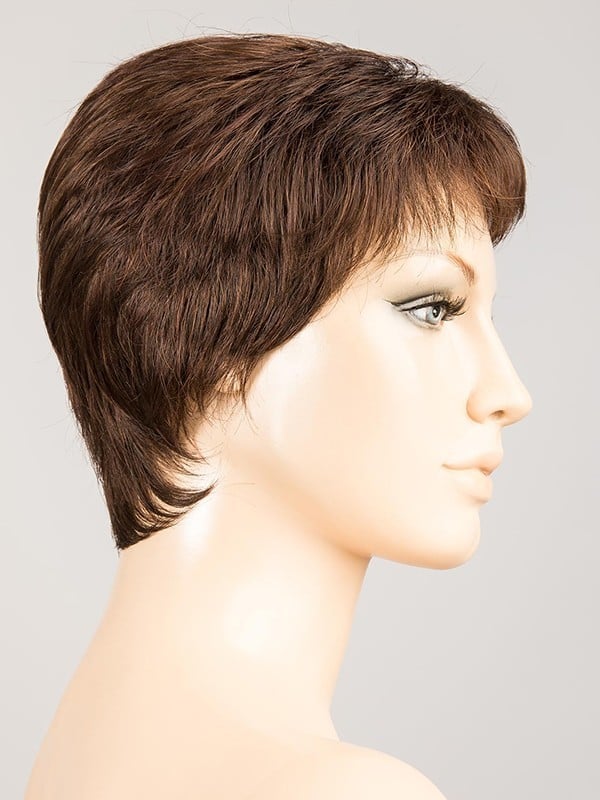 Perruque Risk Ellen Wille : coupe courte sportive, tulle cinéma discret, finitions rooted ou mix