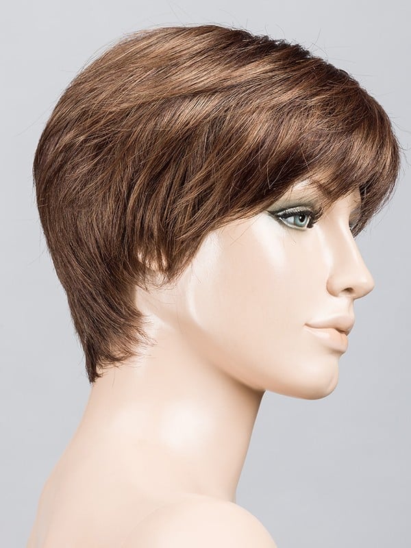 Perruque femme Ellen Wille Seven Mono Part : coupe courte élégante en fibres synthétiques premium, rendu naturel et port confort