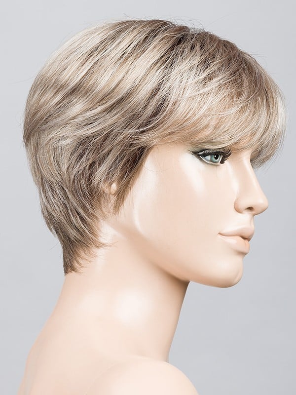 Perruque femme Ellen Wille Seven Mono Part : coupe courte élégante en fibres synthétiques premium, rendu naturel et port confort