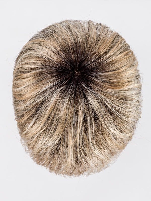Perruque Ellen Wille Stop Hi Tec : coupe courte effilée, volume naturel, effet racines foncées et mèches balayées