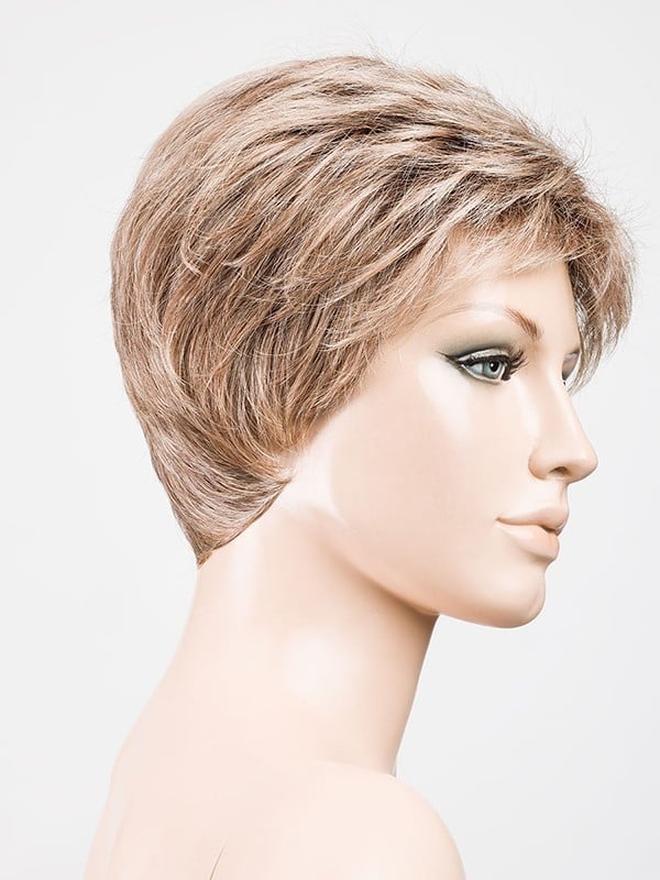 Perruque Sun Mono Ellen Wille : coupe courte dégradée, fibre thermorésistante 130°C et lace front invisible extra-long pour une 
