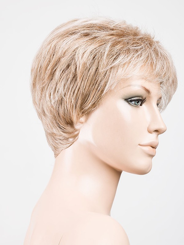 Perruque Sun Mono Ellen Wille : coupe courte dégradée, fibre thermorésistante 130°C et lace front invisible extra-long pour une 