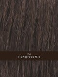 Perruque Yoko Ellen Wille courte, rendu naturel discret, bordure invisible extra-longue, fibre thermorésistante 130°C