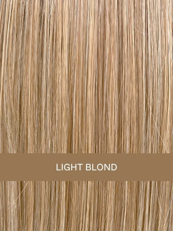 Perruque Sun Beach Volume Gisela Mayer : cheveux longs lisses, volume naturel, bordure frontale discrète, fibre chauffable 150°C
