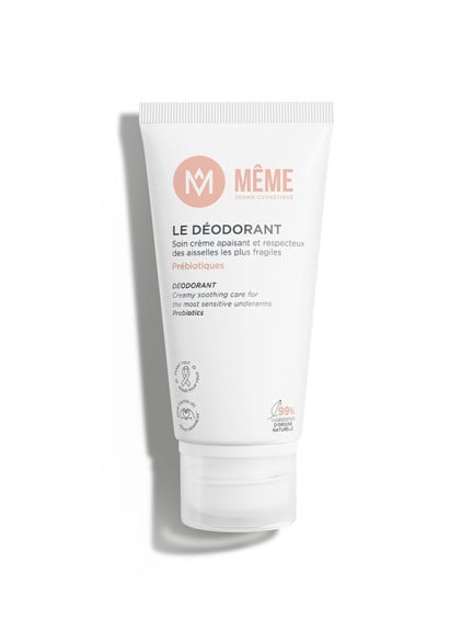 Déodorant crème 50 ml Même, soin du corps pour peaux sensibles, absorbe la transpiration et neutralise les odeurs au quotidien